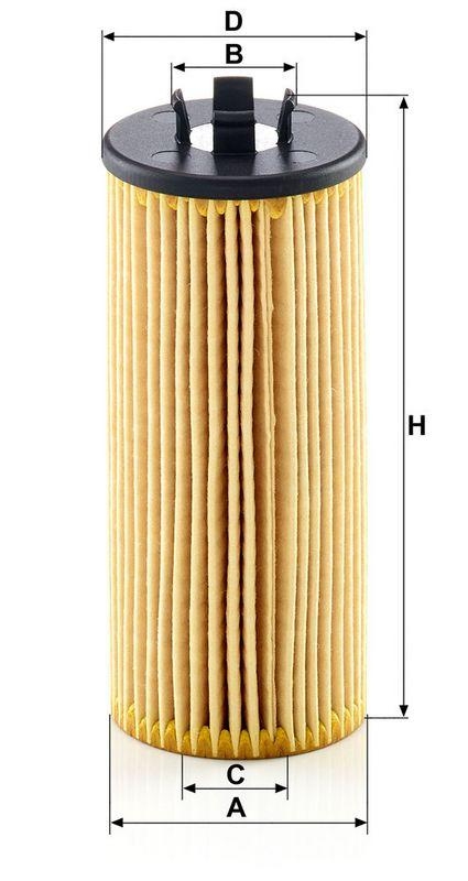 MANN-FILTER HU 6015 z KIT &Ouml;lfilter f&uuml;r BMW