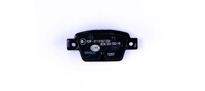 HELLA 8DB 355 020-181 Bremsbelagsatz, Scheibenbremsbelag f&uuml;r FIAT/LANCIA