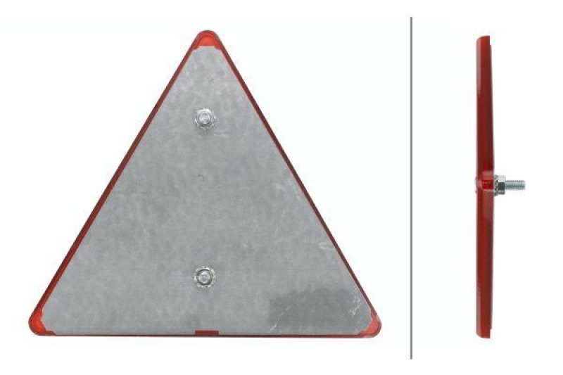 HELLA 8RA 002 020-051 Rückstrahler Dreieck