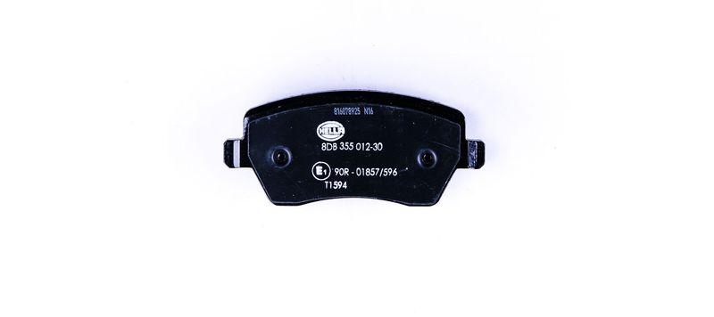 HELLA 8DB 355 012-301 Bremsbelagsatz, Scheibenbremsbelag f&uuml;r SUZUKI/OPEL