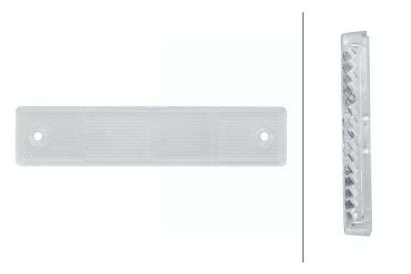 HELLA 8RA 002 023-011 Rückstrahler Rechteck