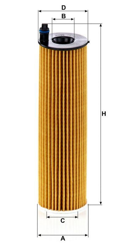 MANN-FILTER HU 6020 z &Ouml;lfilter f&uuml;r Mercedes-Benz
