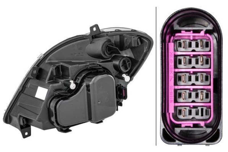 HELLA 1EB 247 012-021 Heckscheinwerfer rechts Halogen MB