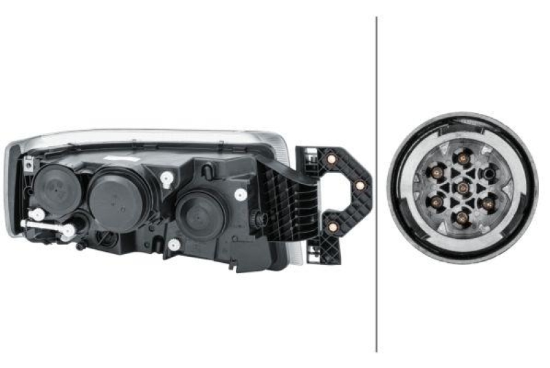 HELLA 1EL 011 171-271 Heckscheinwerfer links Halogen RENAULT