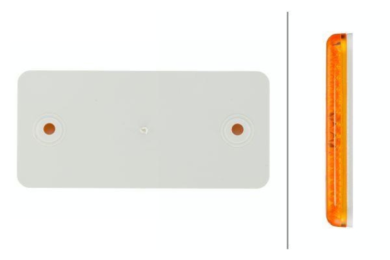 HELLA 8RA 003 326-011 Rückstrahler Rechteck