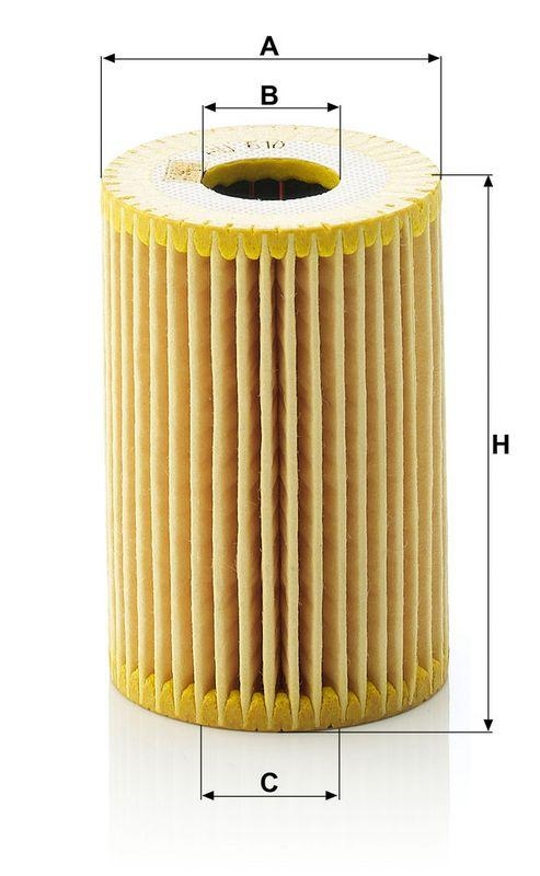 MANN-FILTER HU 610 x &Ouml;lfilter f&uuml;r Mercedes-Benz