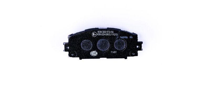 HELLA 8DB 355 012-361 Bremsbelagsatz, Scheibenbremsbelag f&uuml;r TOYOTA