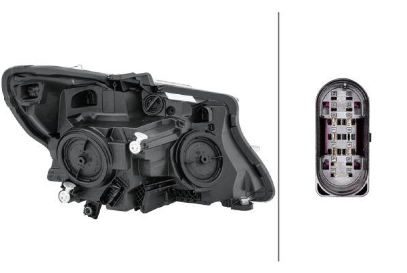 HELLA 1EL 011 284-511 Heckscheinwerfer links Halogen MB