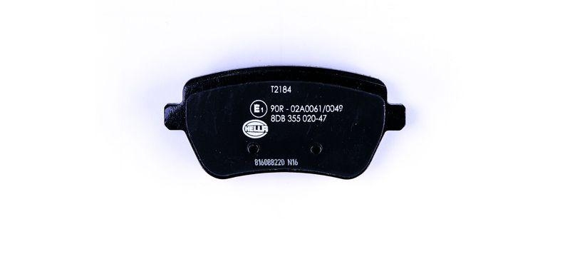 HELLA 8DB 355 020-471 Bremsbelagsatz, Scheibenbremsbelag f&uuml;r MB SL (R231)