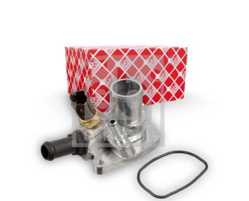 FEBI BILSTEIN 170513 Thermostat mit Geh&auml;use, Dichtung und Temperaturschalter f&uuml;r Fiat