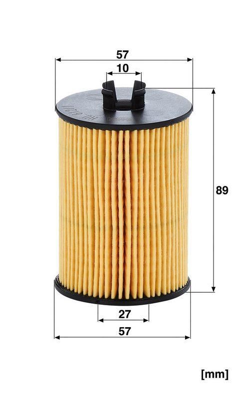 MANN-FILTER HU 612/1 x &Ouml;lfilter f&uuml;r Mercedes-Benz