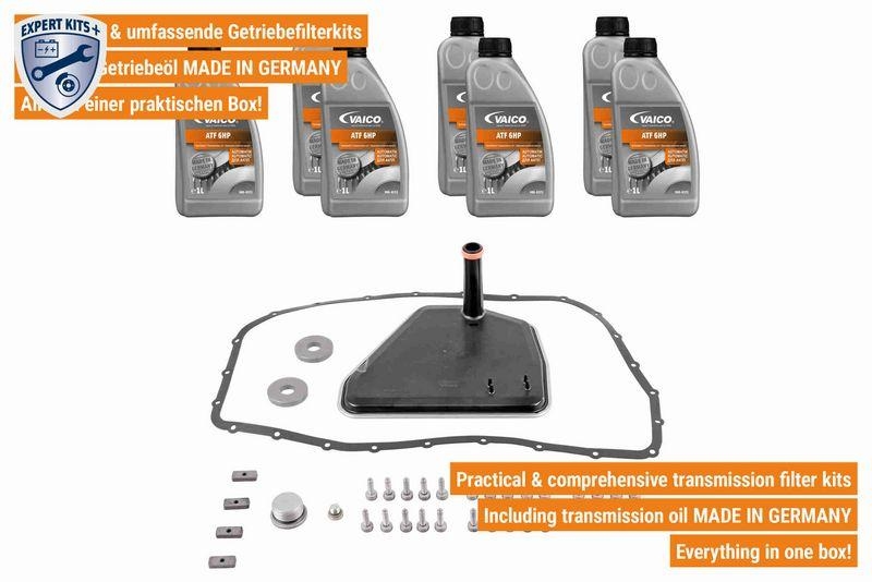 VAICO V10-3230 Teilesatz, Automatikgetriebe-&Ouml;lwechsel 6-Gang (6Hp26) f&uuml;r VW