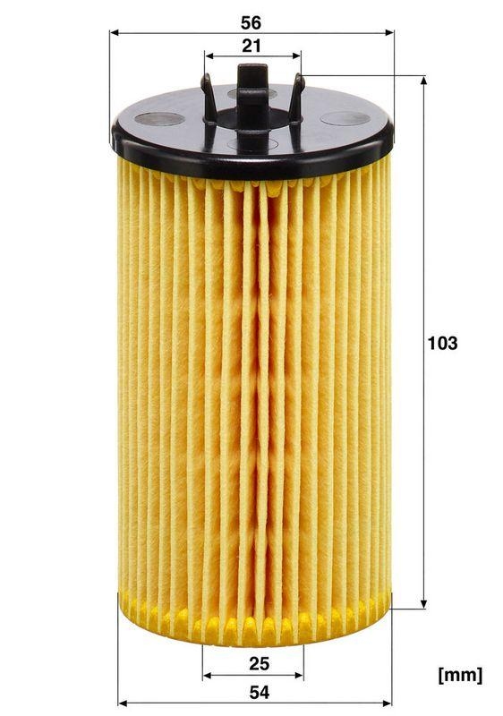 MANN-FILTER HU 612/2 x &Ouml;lfilter f&uuml;r Opel