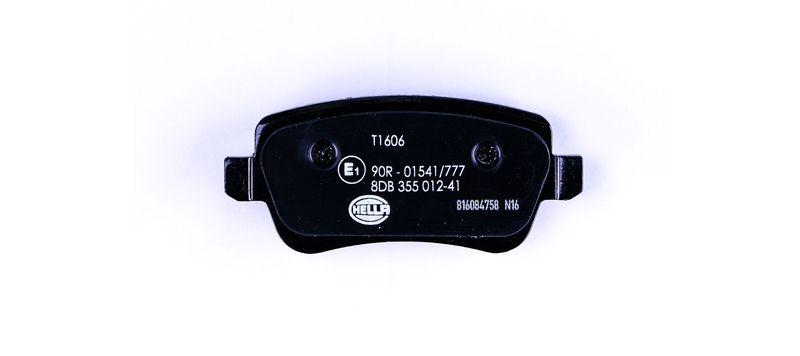 HELLA 8DB 355 012-411 Bremsbelagsatz, Scheibenbremsbelag f&uuml;r FIAT CROMA (194_)