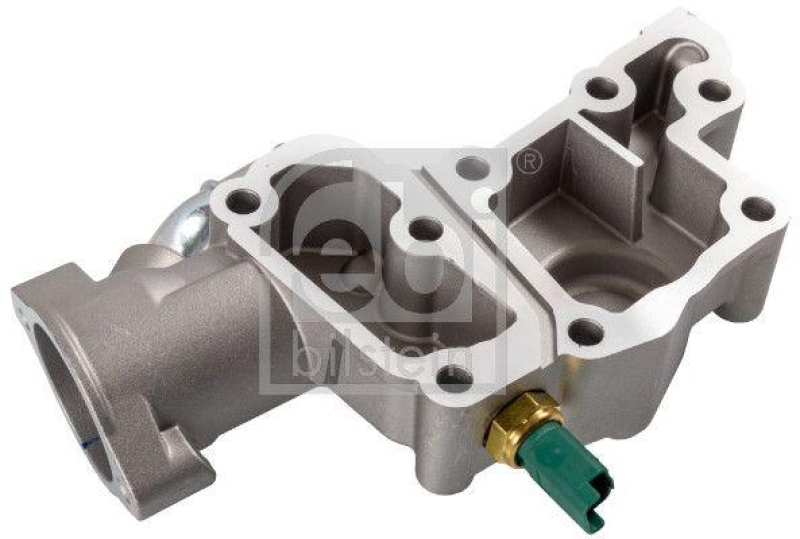 FEBI BILSTEIN 170795 Thermostatgehäuse mit Kühlmitteltemperatursensor für Peugeot