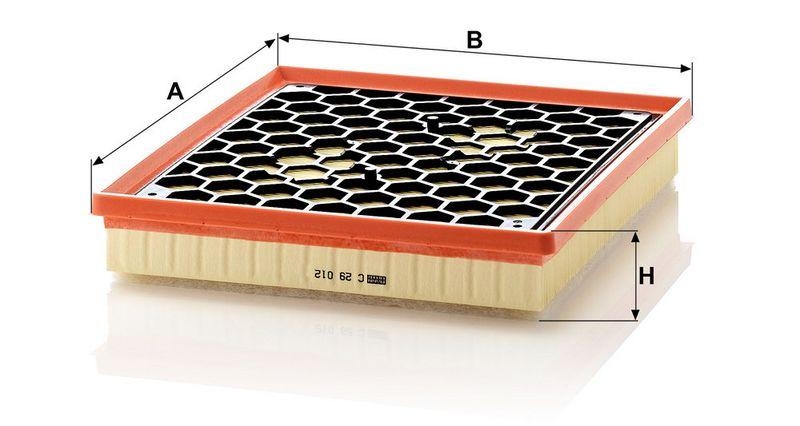 MANN-FILTER C 29 012 Luftfilter f&uuml;r Opel