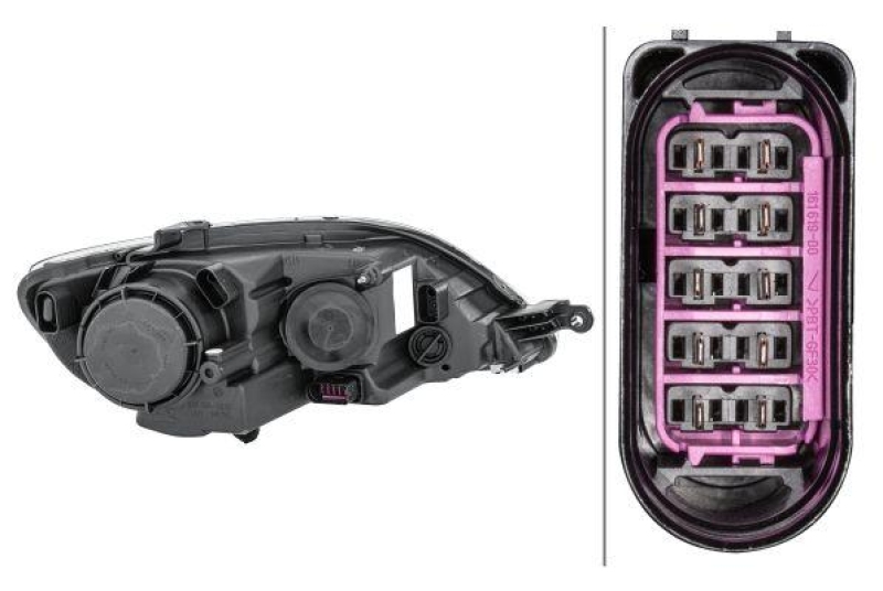 HELLA 1EE 009 948-051 Heckscheinwerfer links Halogen VW