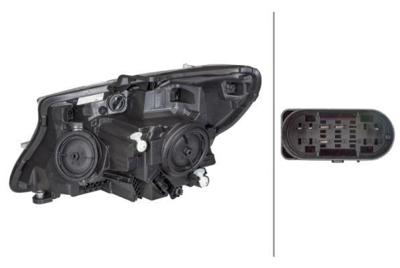 HELLA 1EL 011 284-861 Heckscheinwerfer rechts Halogen MB