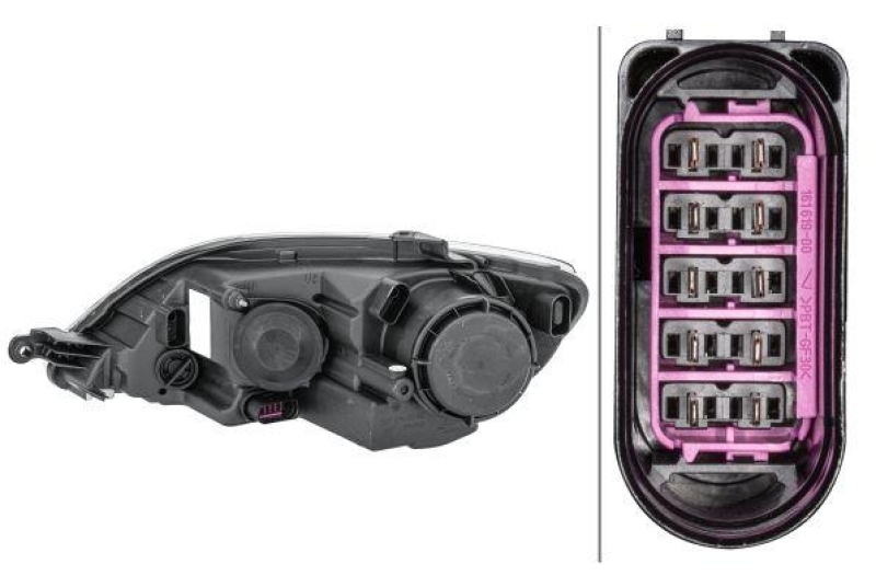 HELLA 1EE 009 948-061 Heckscheinwerfer rechts Halogen VW