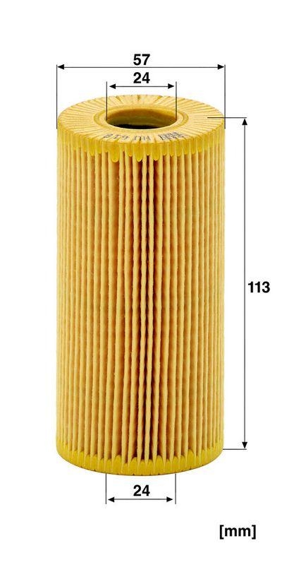 MANN-FILTER HU 618 x &Ouml;lfilter f&uuml;r Renault