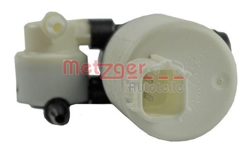 METZGER 2220048 Waschwasserpumpe, Scheibenreinigung f&uuml;r FORD/VOLVO vorne/hinten