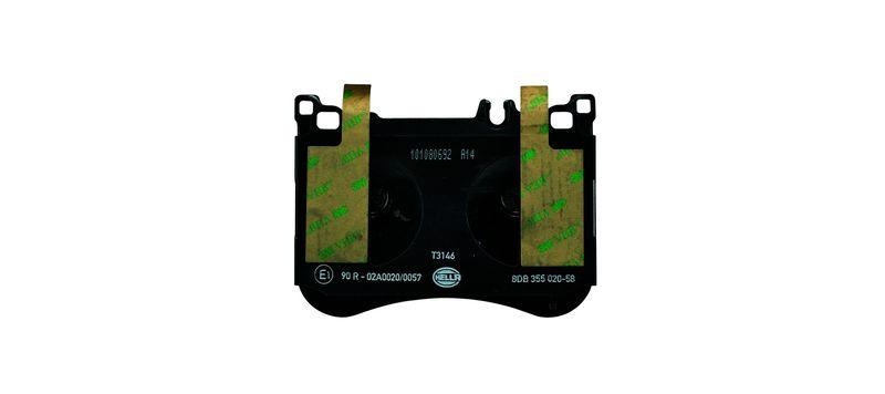 HELLA 8DB 355 020-581 Bremsbelagsatz, Scheibenbremsbelag f&uuml;r MB SL (R231)