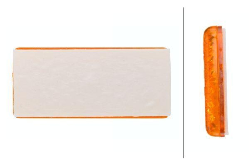 HELLA 8RA 004 412-001 Rückstrahler Rechteck