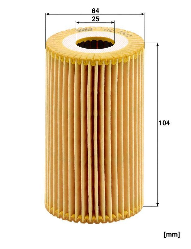 MANN-FILTER HU 7001 x &Ouml;lfilter f&uuml;r Hyundai