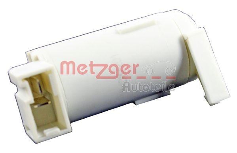 METZGER 2220049 Waschwasserpumpe, Scheibenreinigung f&uuml;r NISSAN vorne