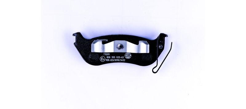 HELLA 8DB 355 020-631 Bremsbelagsatz, Scheibenbremsbelag f&uuml;r JEEP