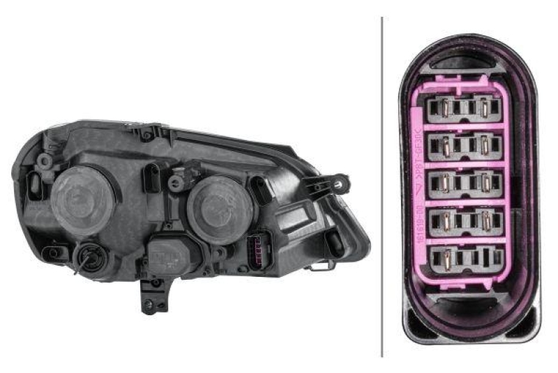 HELLA 1EE 247 019-171 Heckscheinwerfer links Halogen VW