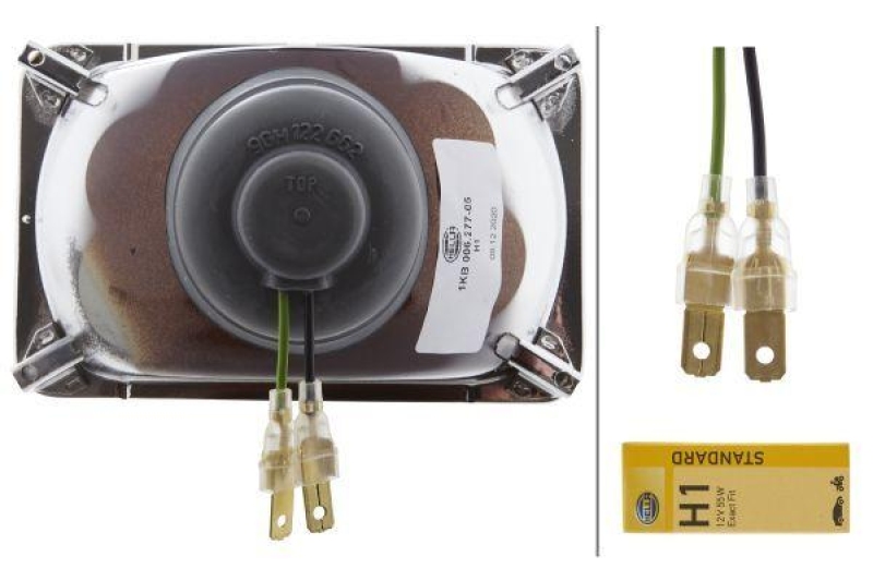 HELLA 1KB 003 177-871 Frontscheinwerfer-Satz Halogen