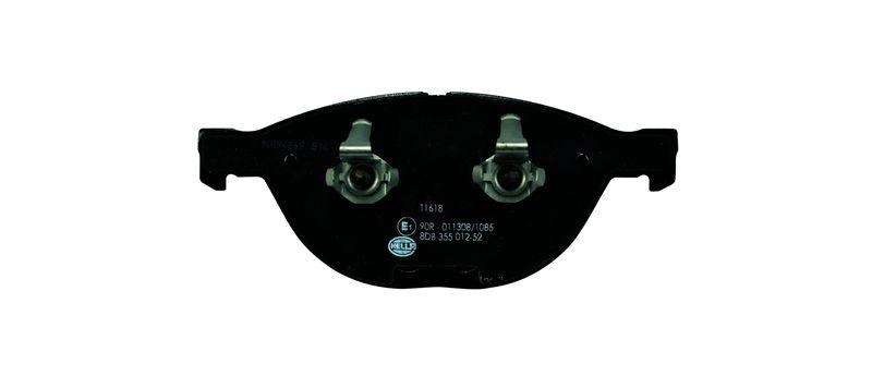 HELLA 8DB 355 012-521 Bremsbelagsatz, Scheibenbremsbelag f&uuml;r BMW/JAGUAR
