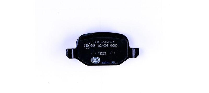 HELLA 8DB 355 020-761 Bremsbelagsatz, Scheibenbremsbelag f&uuml;r FIAT 500L (199_)