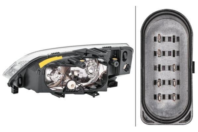 HELLA 1EE 270 600-181 Heckscheinwerfer rechts Halogen FORD