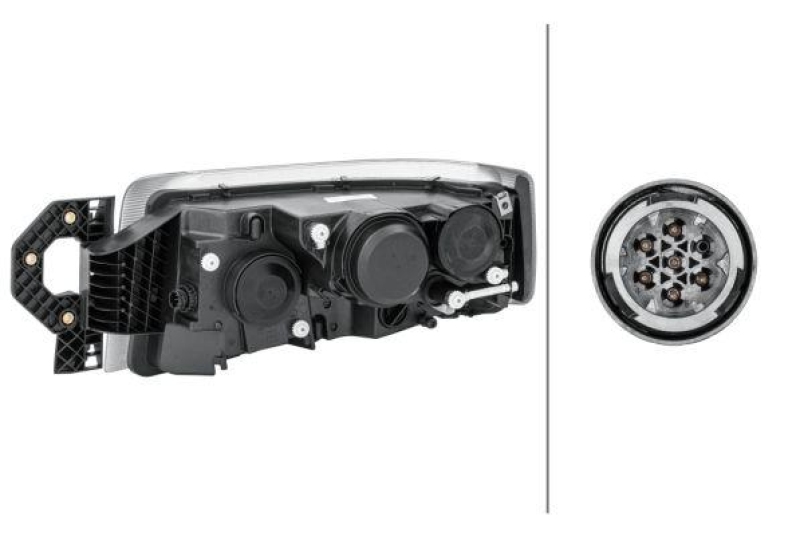 HELLA 1EL 011 899-301 Heckscheinwerfer rechts Halogen RENAULT