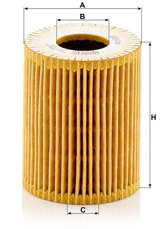 MANN-FILTER HU 7017 z &Ouml;lfilter f&uuml;r VW