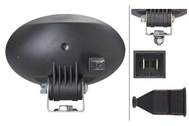 HELLA 1GA 996 161-281 AScheinwerfer Oval 100 Halogen