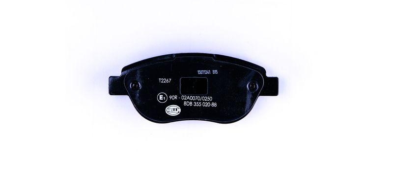 HELLA 8DB 355 020-881 Bremsbelagsatz, Scheibenbremsbelag f&uuml;r FIAT 500L (199_)