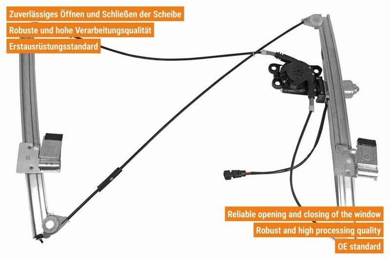 VAICO V10-2283 Fensterheber elektrisch vorne rechts für SEAT