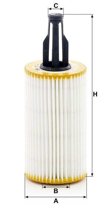 MANN-FILTER HU 7025 z &Ouml;lfilter f&uuml;r Mercedes-Benz