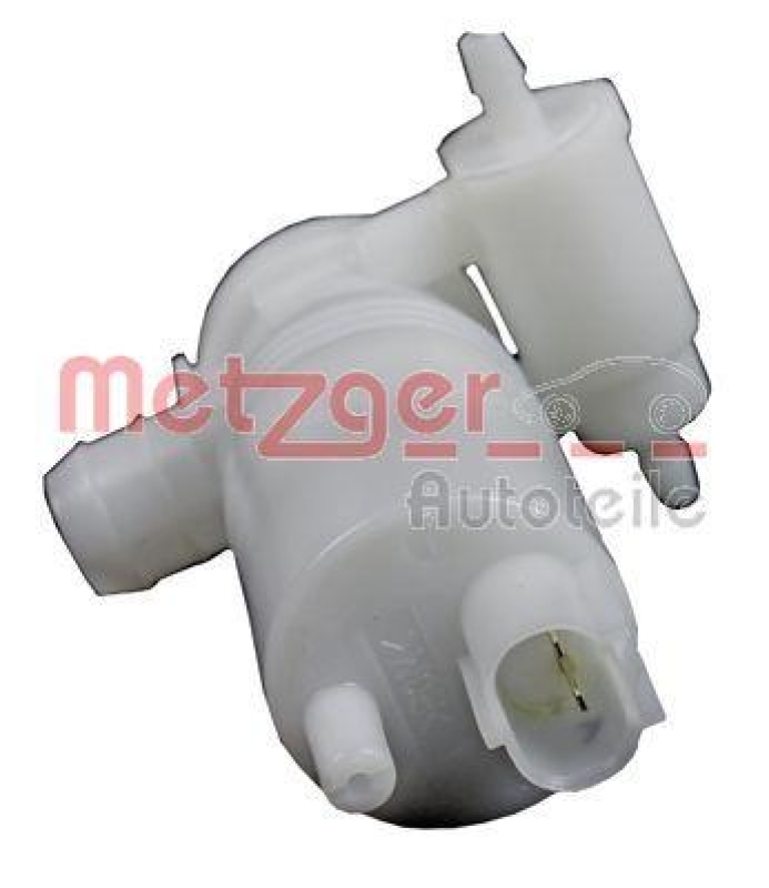 METZGER 2220072 Waschwasserpumpe, Scheibenreinigung f&uuml;r NISSAN vorne
