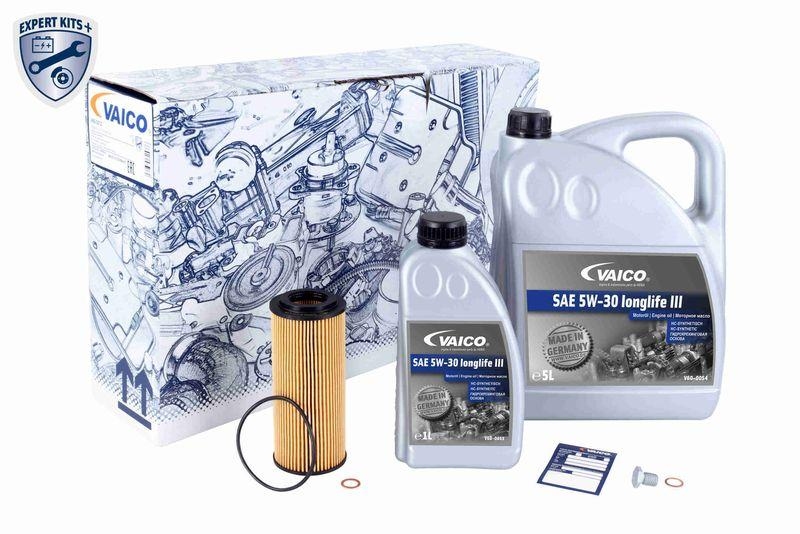 VAICO V60-3012 Teilesatz, Inspektion Sae 5W-30 Longlife Iii + Filter + &Ouml;labla f&uuml;r BMW