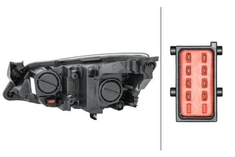 HELLA 1EG 010 011-361 Heckscheinwerfer rechts Halogen OPEL