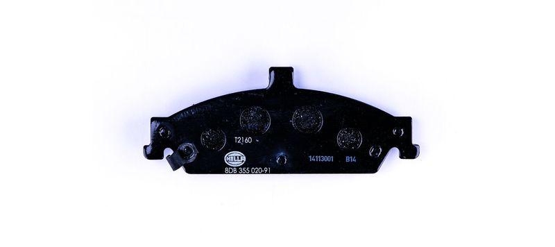 HELLA 8DB 355 020-911 Bremsbelagsatz, Scheibenbremsbelag f&uuml;r CHEVROLET
