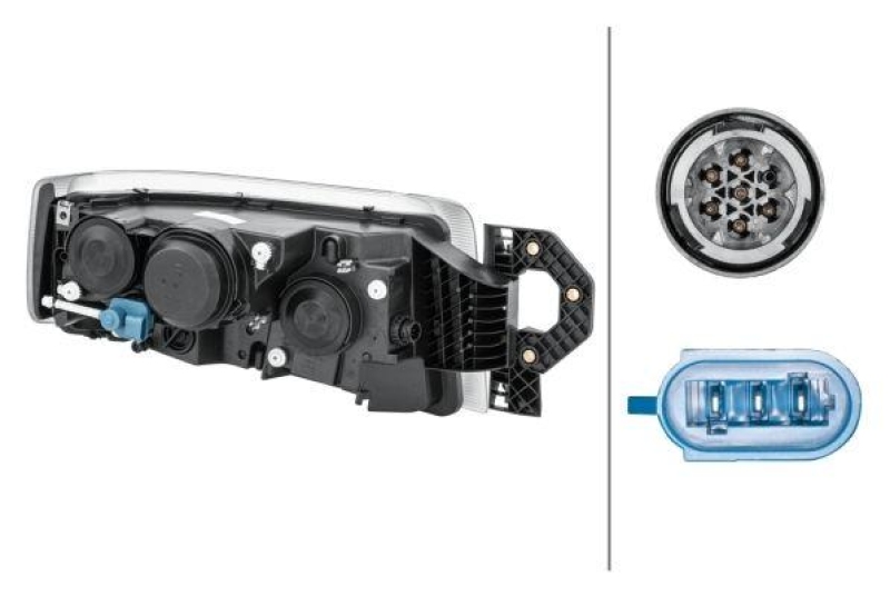 HELLA 1EL 011 899-411 Heckscheinwerfer links Halogen RENAULT