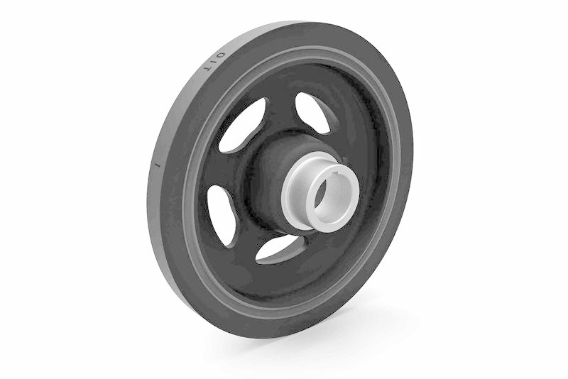 VAICO V30-1043 Riemenscheibe, Kurbelwelle Kurbelwelle Keilrippenriemen für MERCEDES-BENZ