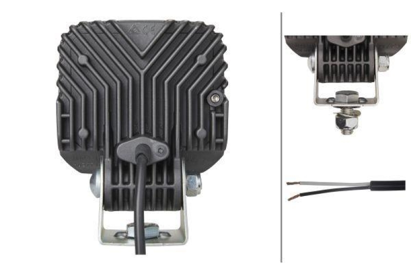 HELLA 1GA 996 284-002 AScheinwerfer Q90 Compact LED