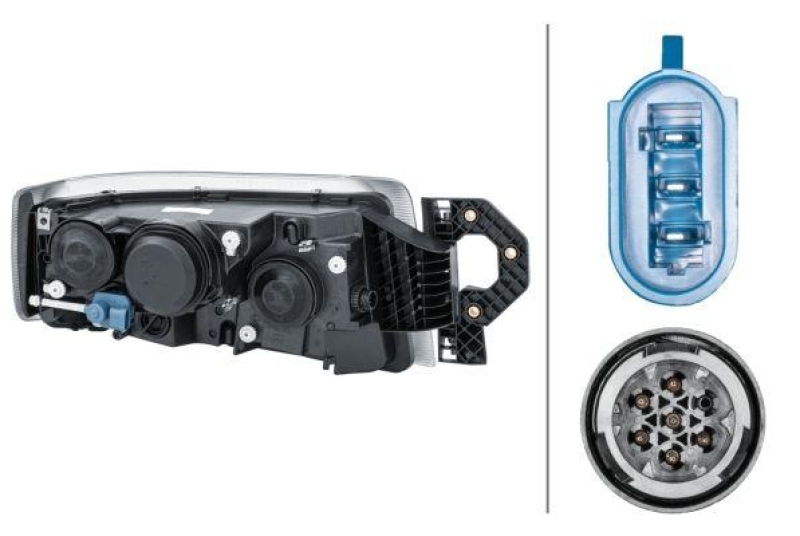 HELLA 1EL 011 899-471 Heckscheinwerfer links Halogen RENAULT