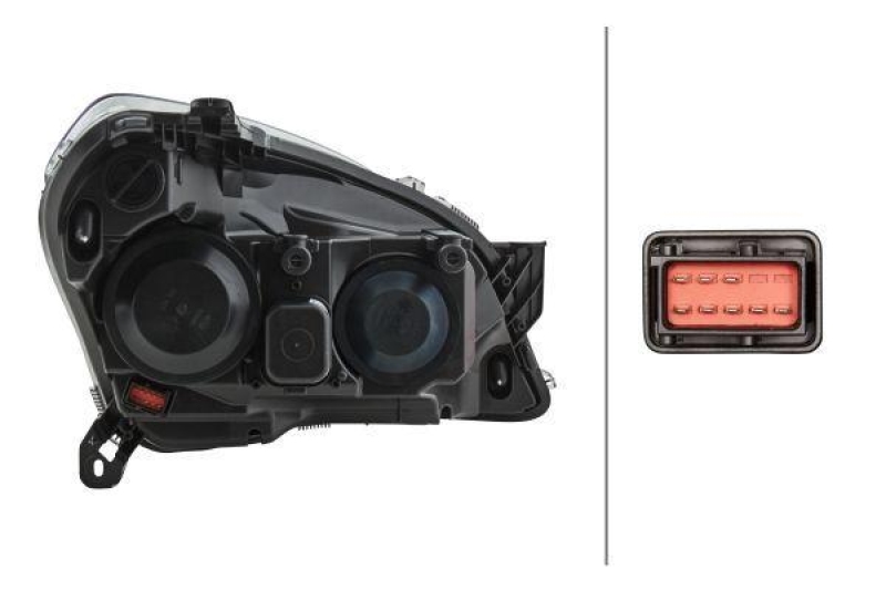 HELLA 1EG 270 370-311 Heckscheinwerfer links Halogen OPEL